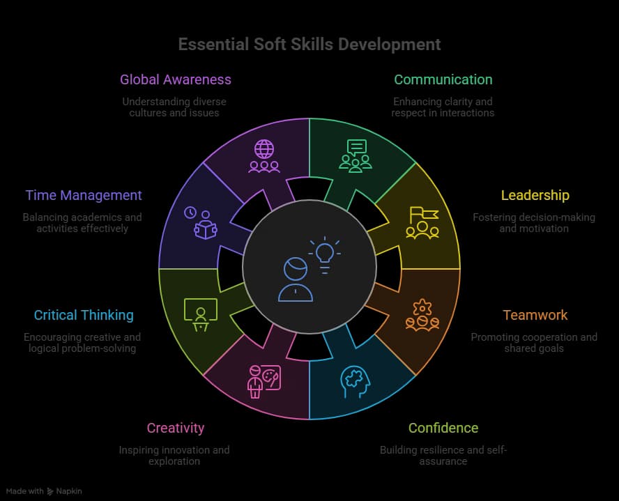 Eight essential soft skills developed through the Dombit curriculum